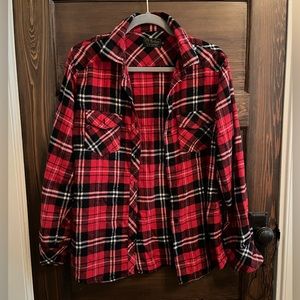 Ci Sono Red Flannel shirt